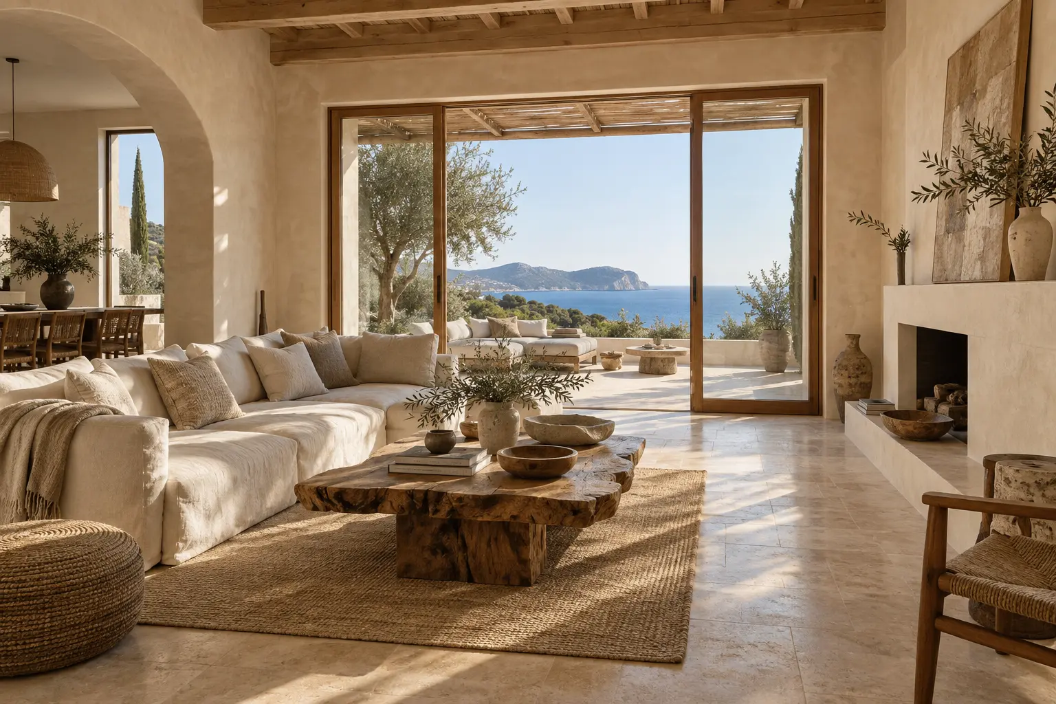 Refined island living — Architectural concept — not a property listing.
